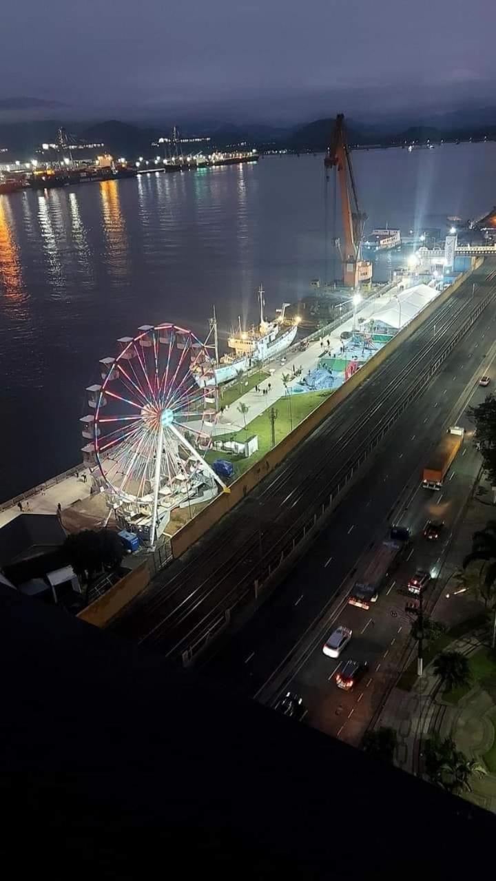Apartamento Em Santos No Gonzaga Em Frente A Praia Eksteriør bilde